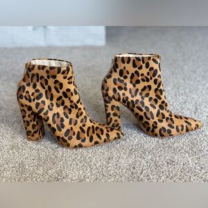 NWOT Raye cheetah booties , 9.5
